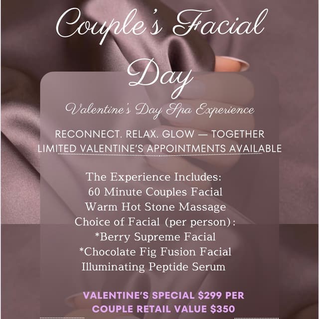 Couples Facial Package at Sage N Selenite Wellness Spa & Boutique in Seaford, NY